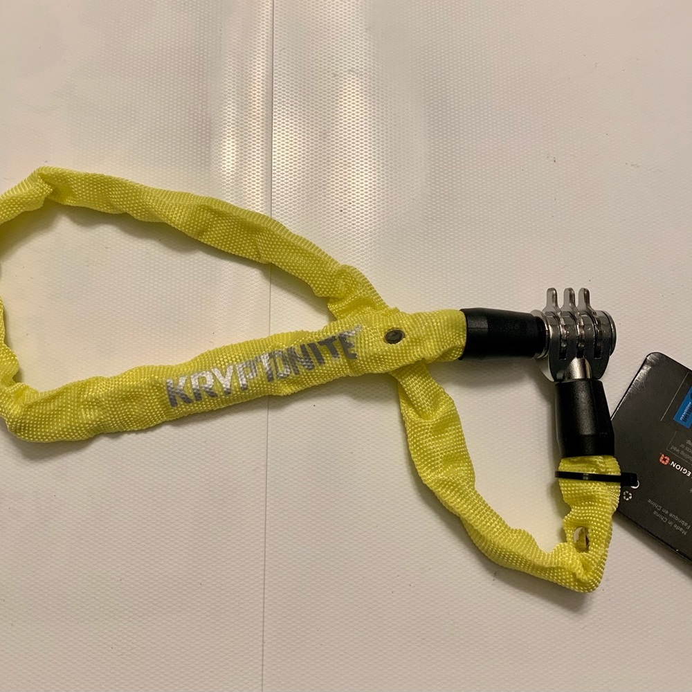 Kryptonite Keeper 465 - Candado de cadena para bicicleta bike